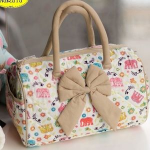 Naraya Bowler bag & cosmetic case